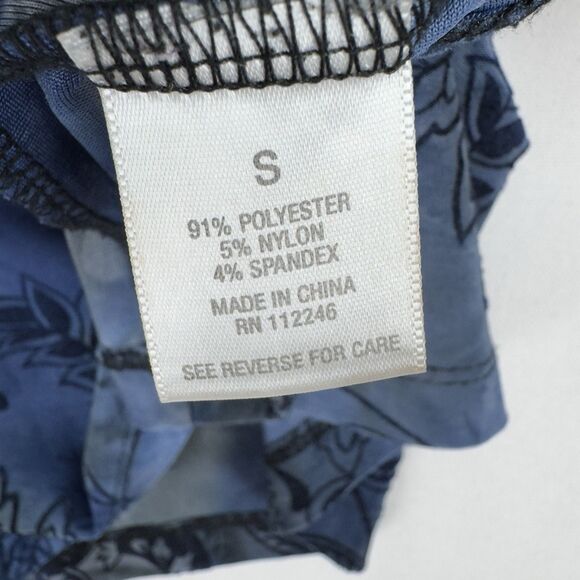 Vtg 90s Beaded Fairy Grunge Top Womens Small Blue Phoebe Friends Whimsigoth Boho - Picture 13 of 16